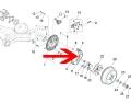 Brake shoe rear right